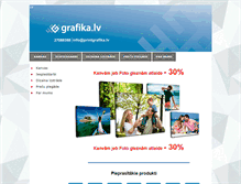 Tablet Screenshot of grafika.lv